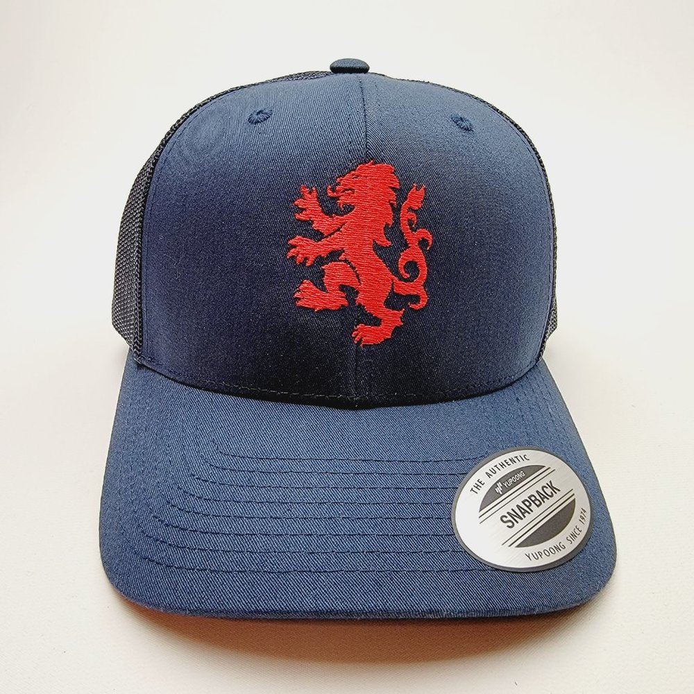 Rangers F.C. Football Club Soccer Minimalist Logo Curved Bill Snapback Mesh